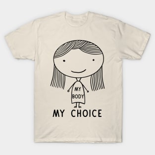 My body My Uterus My Choice Pro Choice T-Shirt